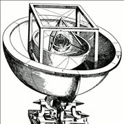 Picture Of Kepler Solar System From Mysterium Cosmographicum 1596